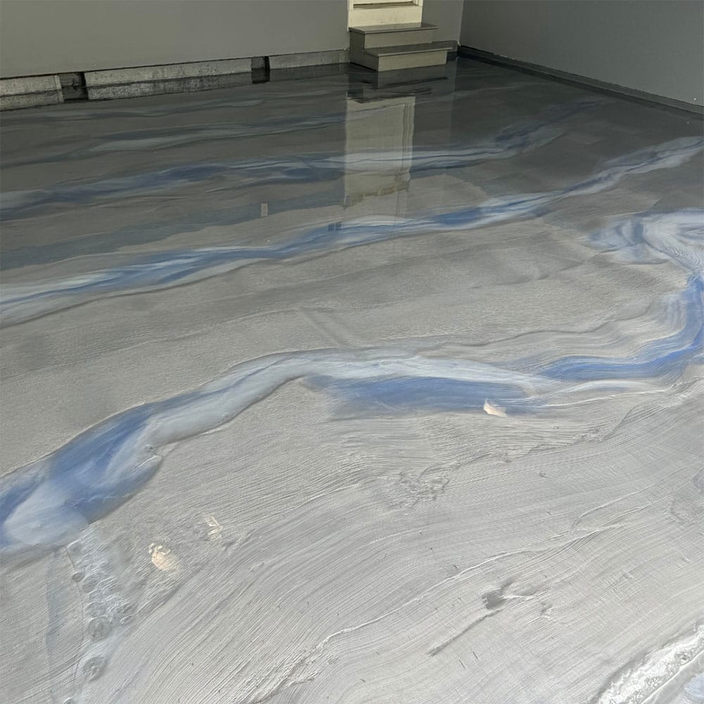 Metallic Marble Epoxy Floors in Metro Atlanta, GA