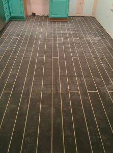 rustic concrete wood step 3.